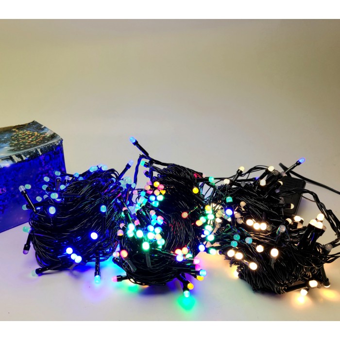 Гирлянда LED Шар Матовый 25 м 500 л Мультиколор