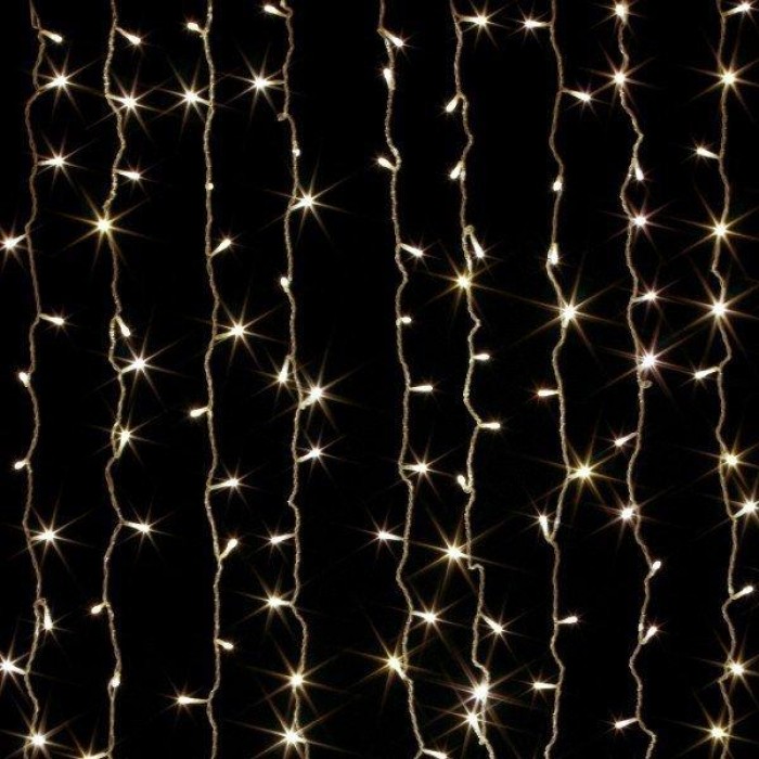 Гірлянда Led Водоспад Матова куля 280л 3х2м Холодний білий