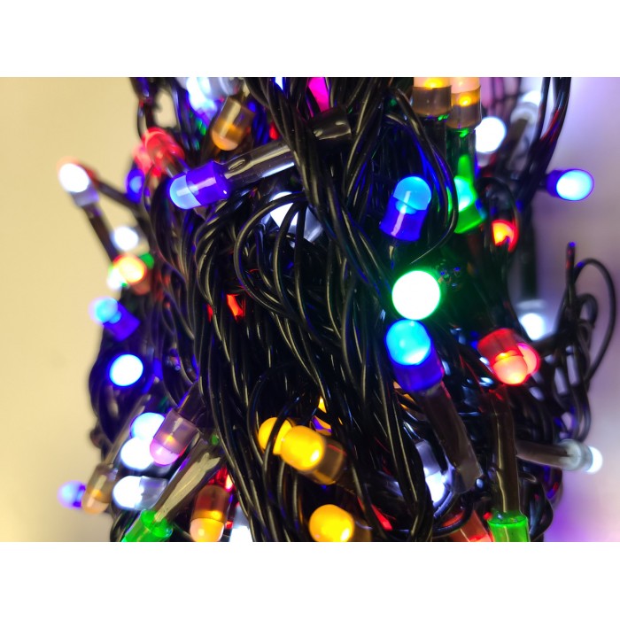 Гирлянда LED Шар Матовый 5 м 100 л Мультиколор