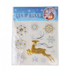 Наклейка новорічна 19х24см 8816-011