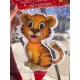 Наклейка новогодняя  ассорти 18х10см  в1