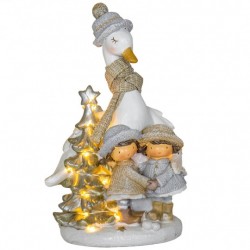 Новогодняя Статуэтка с подсветкой 6014-046
