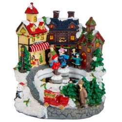 Снежный шар    17х17см  6016-031