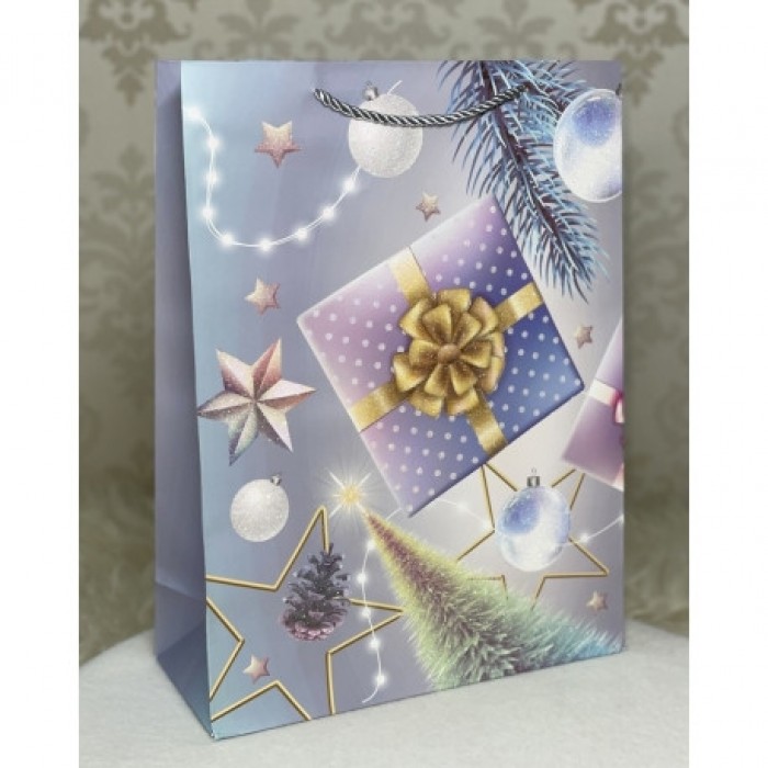Пакет новогодний   40х30х12см  230608-4