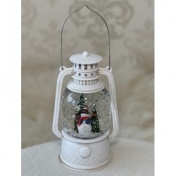 Новогодний музыкальный фонарик с автоподдувом  21х10см  240604-12