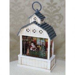 Новогодний музыкальный фонарик с автоподдувом  29х17х8см  240604-13