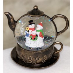 Новогодний музыкальный фонарик с автоподдувом  17х16х20см  240604-25