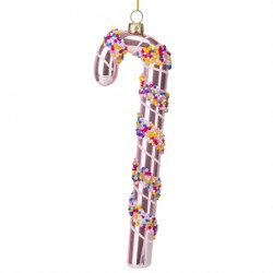 Новогодняя игрушка Стеклянная 20см 6030-009