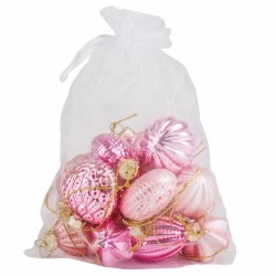 Набір новорічних скляних куль 12 шт. 6 см 6017-127