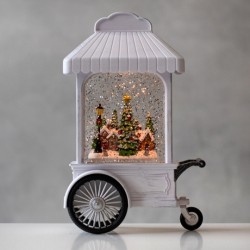 Новогодний музыкальный декор с подсветкой   22х13см 9152-015