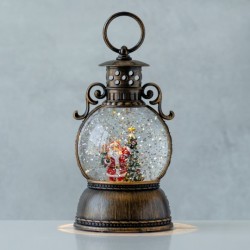 Новогодний музыкальный декор с подсветкой   24х11см 9152-002