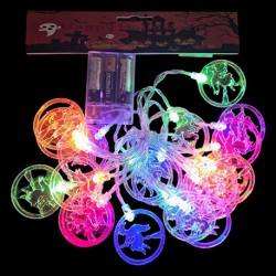 Гирлянда на батарейках Ведьмы 3м 26-234