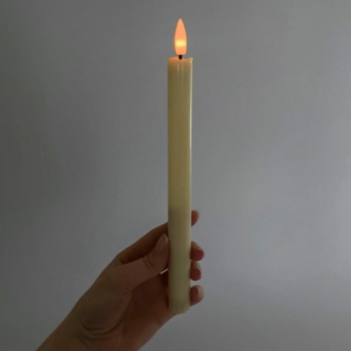 Набор из 2 светодиодных свечей 25см 6032-007