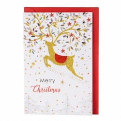 Витающая открытка с конвертом до Нового года 3000-036