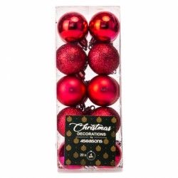 Набор елочных шаров 4см 20шт 6025-011