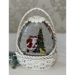 Рождественский музыкальный декор с автоподдувом 22х17см 251011-3