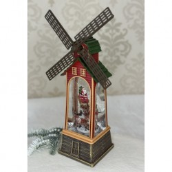 Рождественский музыкальный декор с автоподдувом 28х10см 251011-15