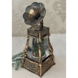 Рождественский музыкальный декор с автоподдувом 28х11см 251011-29