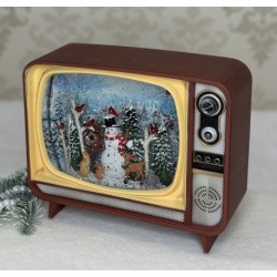 Рождественский музыкальный декор с автоподдувом 27х17см 251011-13