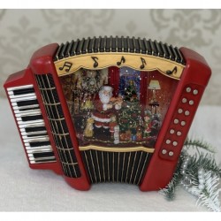 Рождественский музыкальный декор с автоподдувом 27х10см 251011-62