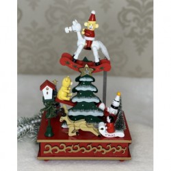 Деревянная музыкальная миниатюра 28х17см 251015-4