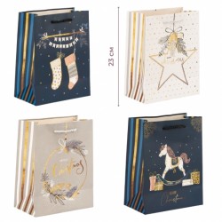 Пакет новогодний 18х23см 9263-014