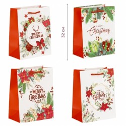 Пакет новорічний 26х32см 9263-011