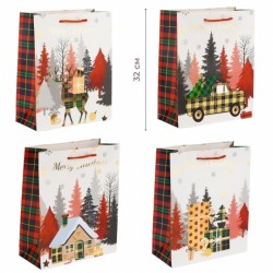 Пакет новорічний 26х32см 9263-008