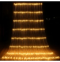 Гирлянда LED Водопад 240л 2х2 м Тёплый белый