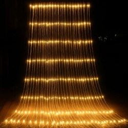 Гірлянда Led Водоспад 280 л 3х1.5м Теплий білий