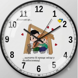Настенные часы 30см «Тепло Едочка»
