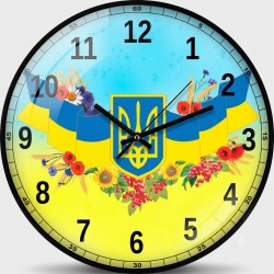 Часы настенные 30см «Вельная и цветущая»