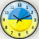 Годинник настінний 30см «Круглий стяг»