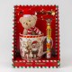 Кружка с игрушкой, ручкой и ложкой 400мл 9407-037