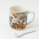 Кружка с игрушкой и ложкой 250 мл 9407-022