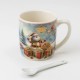 Кружка с игрушкой и ложкой 250 мл 9407-022